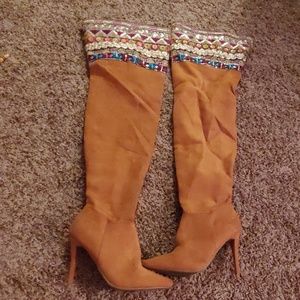 Thigh high Anne Michelle boots